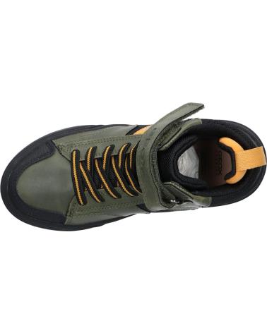 Man and boy boots GEOX J26HAA 0MEFU J WEEMBLE BOY  C0099 MILITARY-YELLOW