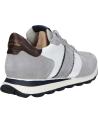 Man Trainers GEOX U2612A 02285 U SPHERICA VSERIES  C1303 LT GREY-WHITE