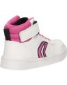 Sneaker GEOX  für Mädchen J264MC 0BCEW J DJROCK GIRL  C0563 WHITE-FUCHSIA