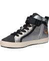 Sportif GEOX  pour Femme et Fille J944GM 0NFDH J KALISPERA GIRL  C0474 SILVER-BLACK