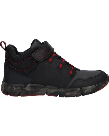 Bottes GEOX  pour Garçon J949XA 032FU J FLEXYPER BOY B ABX  C0048 BLACK-RED
