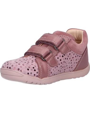  Casual sneakers for girl GEOX B164PA 00744 B MACCHIA GIRL  C8006 DK PINK