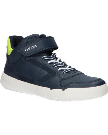 Sneaker GEOX  für Junge J36GWA 05422 J HYROO BOY  C0749 NAVY-LIME