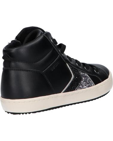 Sneaker GEOX  für Damen und Mädchen J364GB 0BCEW J KALISPERA GIRL  C9244 BLACK-DK SILVER