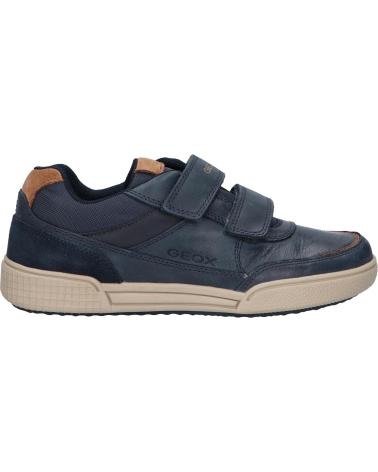 Sportif GEOX  pour Garçon J16BCC 0CLFU J POSEIDO BOY  CF46N NAVY-COGNAC