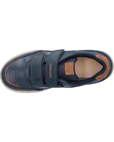 Sportif GEOX  pour Garçon J16BCC 0CLFU J POSEIDO BOY  CF46N NAVY-COGNAC