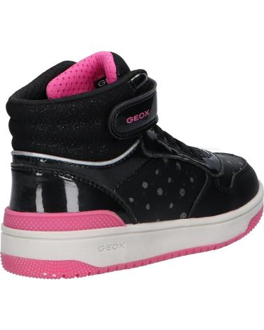 Sneaker GEOX  für Mädchen J36HXA 004AS J WASHIBA GIRL  C0922 BLACK-FUCHSIA