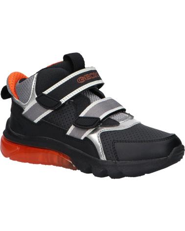 Botas GEOX  de Niño J36LBA 0BUCE J CIBERDRON BOY  C0038 BLACK-ORANGE