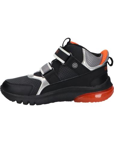 Botas GEOX  de Niño J36LBA 0BUCE J CIBERDRON BOY  C0038 BLACK-ORANGE