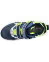 Man and boy Mid boots GEOX J36LBA 0BUCE J CIBERDRON BOY  C0749 NAVY-LIME