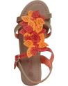 girl Sandals Flower Girl 147840-B4600 L TAUPE-CORAL