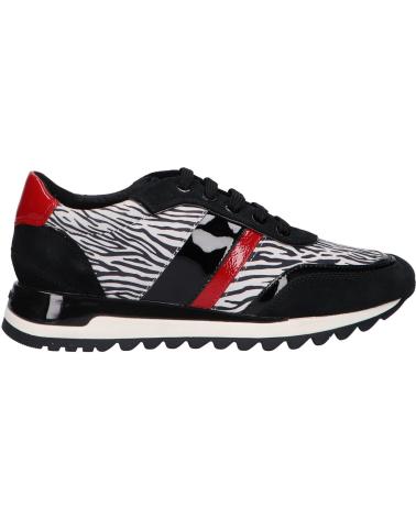 Zapatillas deporte GEOX  de Mujer D04AQB 0PZ22  C0127 BLACK-WHITE