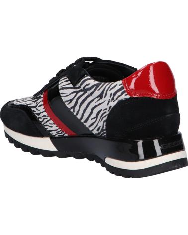 Scarpe sport GEOX  per Donna D04AQB 0PZ22  C0127 BLACK-WHITE