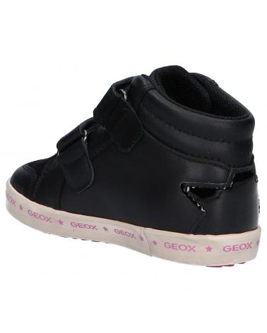 girl and boy Mid boots GEOX B16D5A 08554  C9999 BLACK
