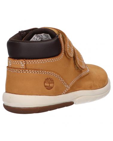 girl and boy Mid boots TIMBERLAND A1JVP TODDLE TRACKS  WHEAT