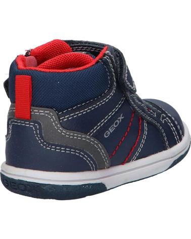 boy Mid boots GEOX B1637A 054FU BABY FLICK BOY  C0735 NAVY-RED