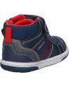 boy Mid boots GEOX B1637A 054FU BABY FLICK BOY  C0735 NAVY-RED