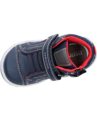 boy Mid boots GEOX B1637A 054FU BABY FLICK BOY  C0735 NAVY-RED