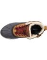 Man and boy boots GEOX J049XD 0CL54 J FLEXYPER BOY B ABX  C6361 LT BROWN-DK RED