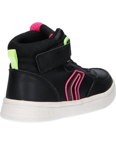 Sportif GEOX  pour Fille J264MC 0BCEW J DJROCK GIRL  C9B8L BLACK-FLUO FUCHSIA