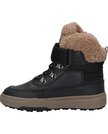 boy boots GEOX J26D8A 0MEFU J BUNSHEE PG BOY B A  C0023 BLACK-BEIGE
