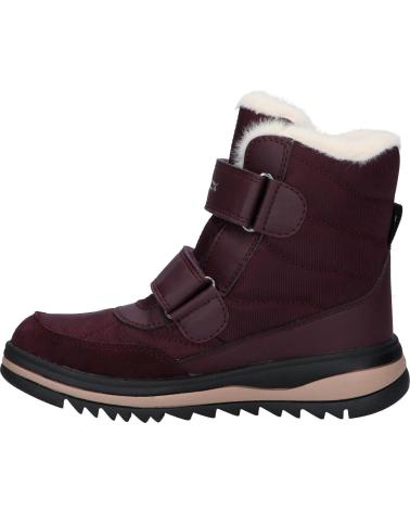 Woman and girl and boy boots GEOX J36EWB 054FU J ADELHIDE GIRL B AB  C7357 DK BURGUNDY