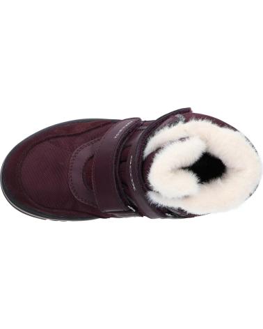 Woman and girl and boy boots GEOX J36EWB 054FU J ADELHIDE GIRL B AB  C7357 DK BURGUNDY