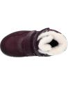 Woman and girl and boy boots GEOX J36EWB 054FU J ADELHIDE GIRL B AB  C7357 DK BURGUNDY