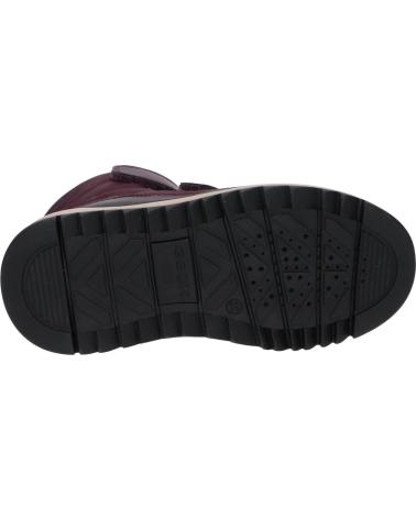 Woman and girl and boy boots GEOX J36EWB 054FU J ADELHIDE GIRL B AB  C7357 DK BURGUNDY