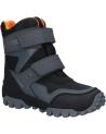 Stiefel für mädchen GEOX  für  und  J36FRC 0FUCE J HIMALAYA BOY B ABX  C0038 BLACK-ORANGE