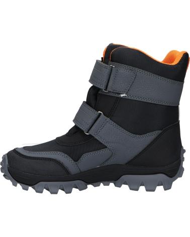 Stiefel für mädchen GEOX  für  und  J36FRC 0FUCE J HIMALAYA BOY B ABX  C0038 BLACK-ORANGE