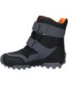 Stiefel für mädchen GEOX  für  und  J36FRC 0FUCE J HIMALAYA BOY B ABX  C0038 BLACK-ORANGE