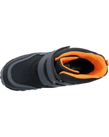 Stiefel für mädchen GEOX  für  und  J36FRC 0FUCE J HIMALAYA BOY B ABX  C0038 BLACK-ORANGE