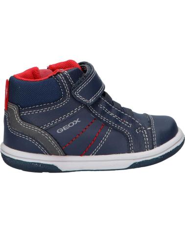 boy Mid boots GEOX B1637A 054FU BABY FLICK BOY  C0735 NAVY-RED