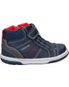 boy Mid boots GEOX B1637A 054FU BABY FLICK BOY  C0735 NAVY-RED