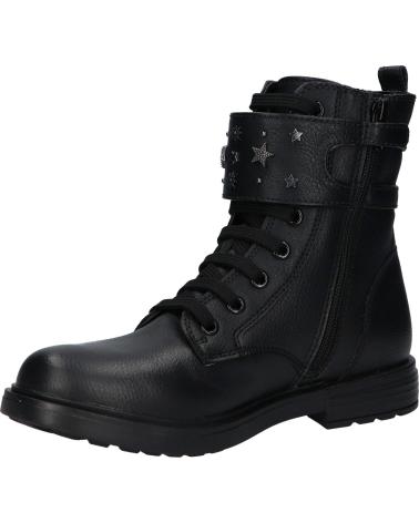 Bottes GEOX  pour Fille J169QD 000BU J ECLAIR GIRL  C9B1G BLACK-GUN