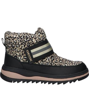 Woman and girl boots GEOX J26EWA 0MNBC J ADELHIDE GIRL B AB  C0495 BLACK-GOLD