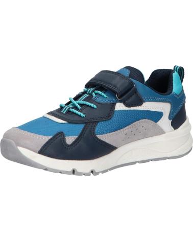 boy Trainers GEOX J36H0A 01122 J ROONER BOY  C4186 OCTANE-NAVY