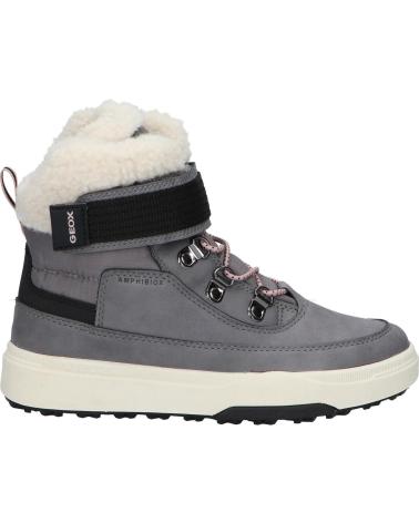 Woman and girl and boy boots GEOX J36HSA 0MEFU J BUNSHEE PG GIRL B  C1006 GREY