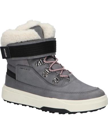 Bottes GEOX  pour Femme et Fille et Garçon J36HSA 0MEFU J BUNSHEE PG GIRL B  C1006 GREY