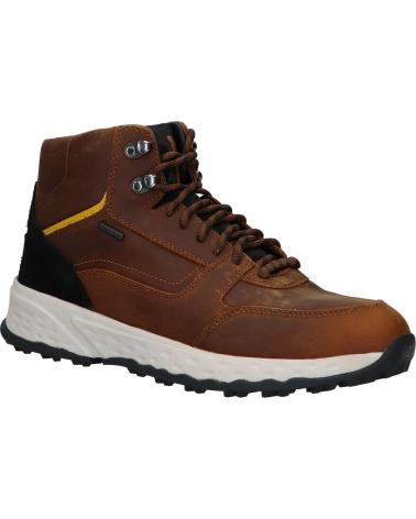 Man boots GEOX U36F0D 00035 U STERRATO B ABX  C2041 OCHRE-BLACK