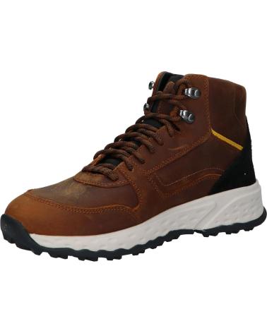 Man boots GEOX U36F0D 00035 U STERRATO B ABX  C2041 OCHRE-BLACK