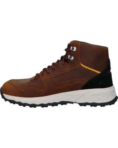 Man boots GEOX U36F0D 00035 U STERRATO B ABX  C2041 OCHRE-BLACK