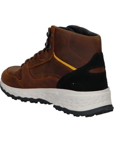 Man boots GEOX U36F0D 00035 U STERRATO B ABX  C2041 OCHRE-BLACK