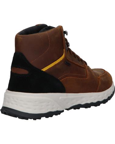 Man boots GEOX U36F0D 00035 U STERRATO B ABX  C2041 OCHRE-BLACK