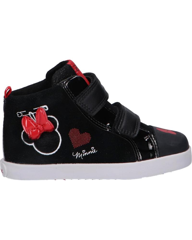 girl sports shoes GEOX B26D5D 022HH B KILWI  C0048 BLACK-RED