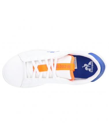 Sportschuhe LE COQ SPORTIF  für Damen und Mädchen und Junge 2220330 COURTSET GS SPORT  OPTICAL WHITE-COBALT