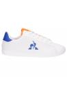 Woman and girl and boy Zapatillas deporte LE COQ SPORTIF 2220330 COURTSET GS SPORT  OPTICAL WHITE-COBALT