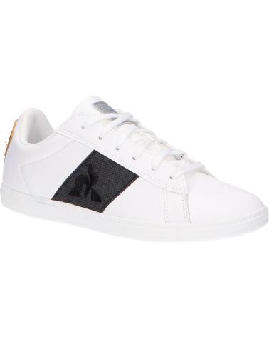 Sportschuhe LE COQ SPORTIF  für Damen und Mädchen und Junge 2220341 COURTCLASSIC GS BLACK JEAN  OPTICAL WHITE