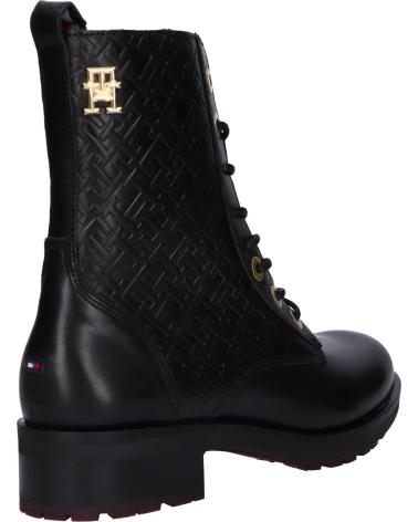 Boots TOMMY HILFIGER  für Damen FW0FW06817 BIKER BOOT  BDS BLACK